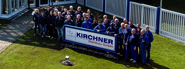 Kirchner Stahlbau Mega Menu Team